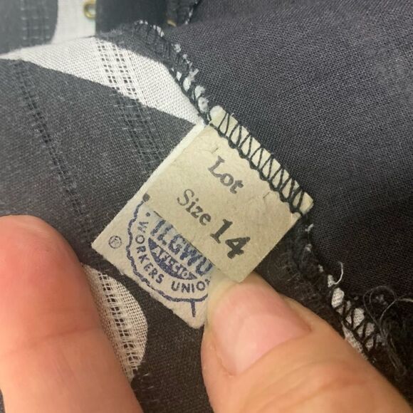 Vintage 70’s Drop Waist Retro Psychedelic Dress - Picture 10 of 11